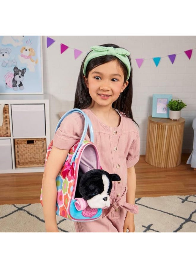 Pucci Pups Plush Puppy And Dog Carrier - Image 2